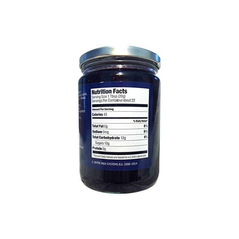 Organic Raspberry and Blueberry Jam - Sylt Hallon & Blabar