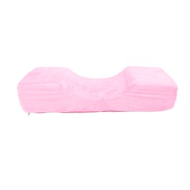 U Shape Eyelash Pillow Eyelash Grafting Pillow Comfortable Velvet Eyelash Extension Tool for Beauty Salon Pink