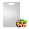 GR1 Pure Titanium Cutting Board for Kitchen Ultra-Durable, Lightweight, Dishwasher