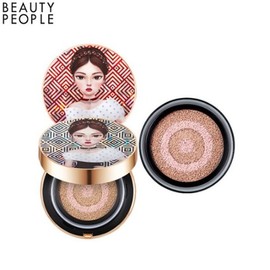 BEAUTY PEOPLE Absolute Lofty Girl Protein Ampoule Cover Cushion Foundation 18g*2ea [Season 10], Case#$%Shade:Red-21 Cover Beige