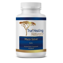True Healing Naturals - Muco-Solve Biofilm - Gut Restoration and Gut Health - Unique Enzyme Combination to Dissolve Polysaccharide & Fibrin Components of Biofilm - 90 Capsules
