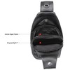 Polare Cowhide Leather Waterproof Casual Daypack Anti Theft Sling Shoulder