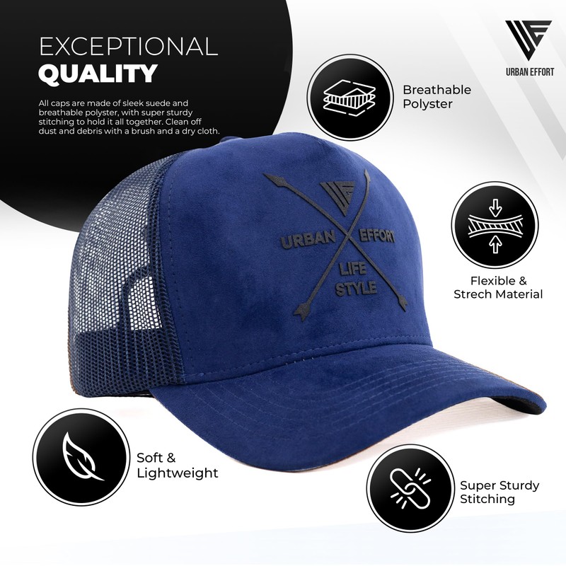 Urban Effort - Gorra de malla trasera para hombres y