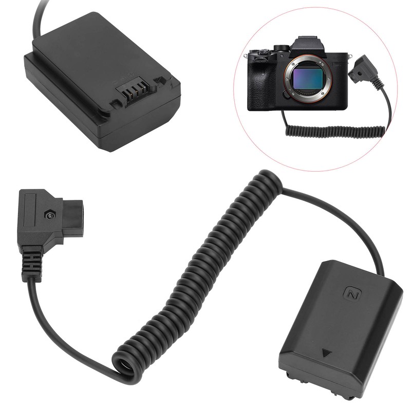 DTAP Port to NPFZ100 Full Decoder Dummy Battery for Sony