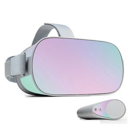 MightySkins Skin Compatible with Oculus Go Mobile VR - Cotton Candy | Protective, Durable, and Unique Vinyl Decal wrap Cover | Easy to Apply, Remove, and Change Styles | Made in The USA