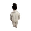 Disposable Children's Coveralls w Hood and elastic wrists (MEDIUM) Size