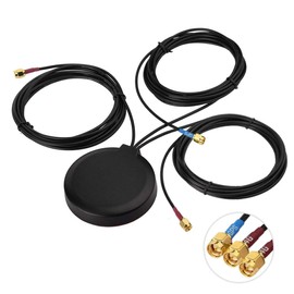 Bingfu 4G LTE MIMO Cellular GPS Adhesive Magnetic Mount Antenna for 4G LTE GPS Cradlepoint IBR900 IBR1700 Sierra Wireless Airlink MG90 MP70 GX450 RV50 RV50X Industrial Gateway Modem Mobile Router