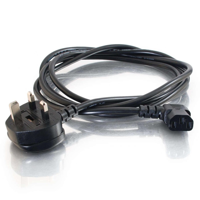 C2G 88520 2 Metre 17 AWG 90 Degree Power Cable