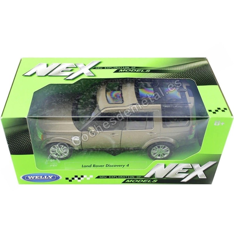 Land Rover Discovery 4, met.-braun, Modellauto, Fertigmodell, Welly 1:24