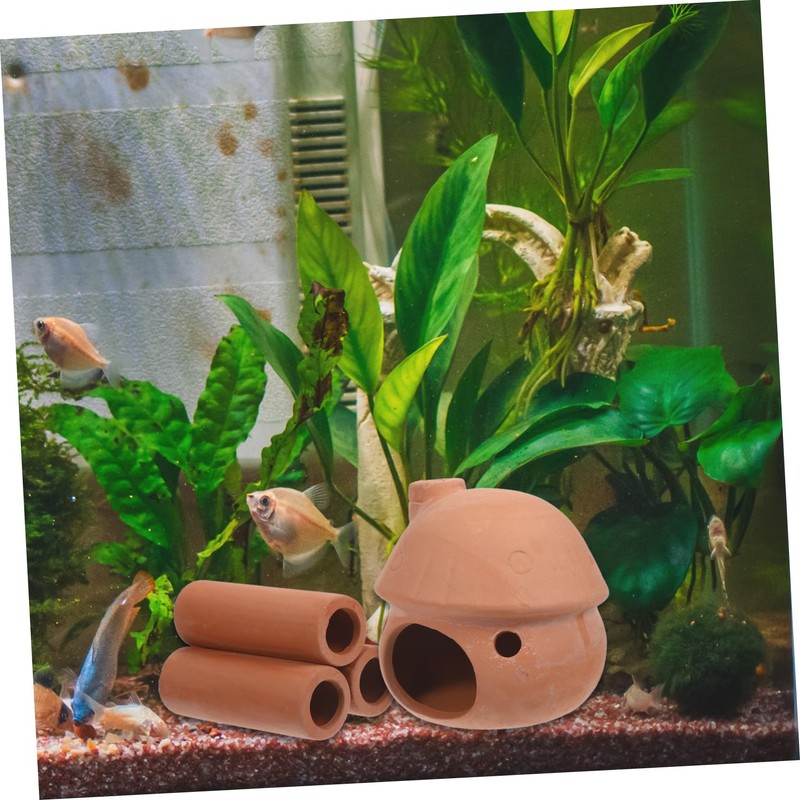 BUGUUYO Underwater Fish Cave Fish Tank Cave Decor Shrimp Breeding