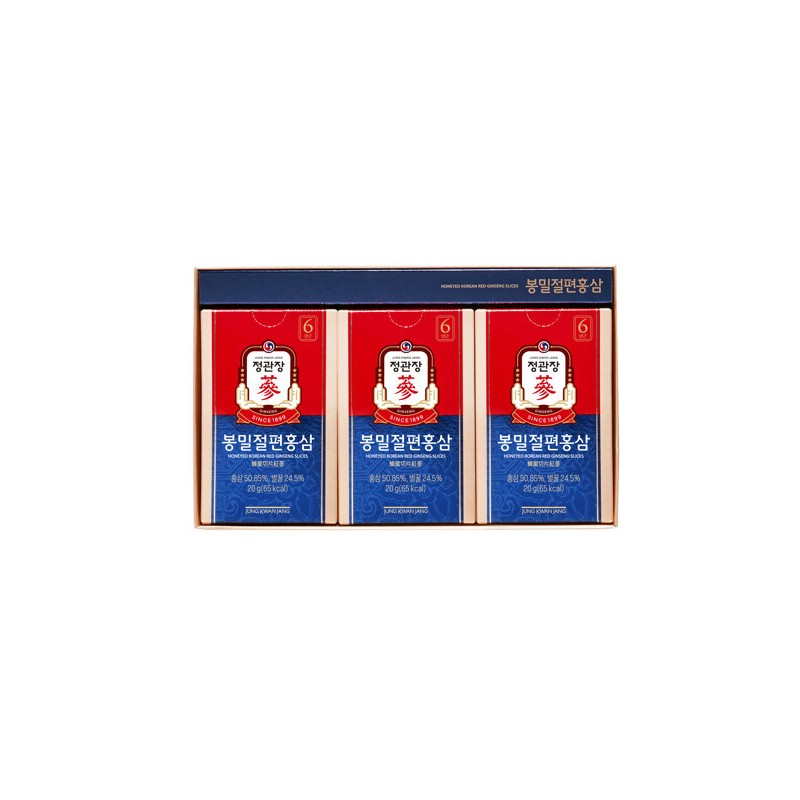 CheongKwanJang (현대Hmall)정관장 봉밀절편홍삼 (20gx6포) 1박스 Hyundai Hmall Ginseng Honey Slices