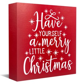 Have Yourself A Merry Little Christmas Decor Christmas Decorations Cute Christmas Decor Merry Xmas Decorations Christmas Vacation Decorations Funny Christmas Decorations 5 x 5 inches