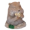 3 Pcs Gopher Ornaments Resin Simulation Animal Cat Gopher Garden