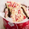 Crushed Peppermint Candy Pieces, Red & White, Mint Flavored Bits