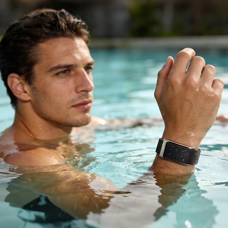 BlikWyt Silicone Band Compatible with Hume Band Replacement, Soft Adjustable