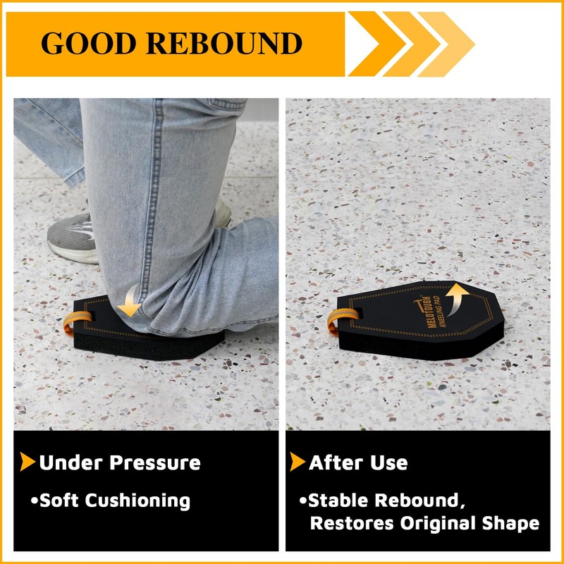 MELOTOUGH Mini Kneeling Pad Portable 1 Inch Thick NBR Foam