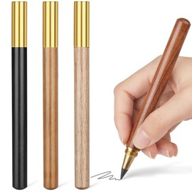 HOTUT Inkless Pencil - 4pcs Everlasting Wooden Infinity Pencil, Wood-Cased Graphite Reusable for Writing Drawing, Students Home Office School Supplies