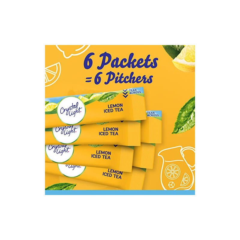 Crystal Light Lemon Iced Tea Powdered Drink Mix Pack of