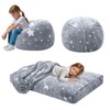 COMAX Kids Bean Bag Chair Turn into Beanbag Bed, Unicorn