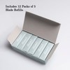 Diane Hair Shaper Razor Blades, Polymer Coated Stainless Steel Material,