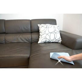 Sonty Pack of 10 Sponge Cloths XL Microfibre Dish Cloths 23 x 23 cm Blue