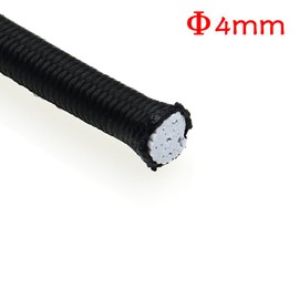 33 feet Strong Elastic Rope Cord Bungee Shock Cord Stretch String for Outdoor Camping Tents Kayak Boat Bag Luggage (33 feet, Diameter 5/32 inch (4mm))