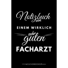 Notizbuch für den Facharzt: personalisierte Geschenk-Idee für Männer, die Menschen helfen