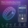 LISASRING Smart Ring Blood Pressure Monitoring 5ATM Waterproof Activity Tracker
