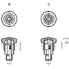 Ganter Normelemente Locking Bolts L Small Design - GN 822.6-6-M10-B