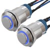 APIELE (Pcs of 2) 12mm Momentary Push Button Switch High