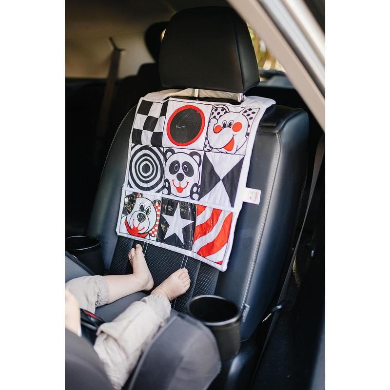 Genius Babies Baby Car Activity Center Toy in High Contrast