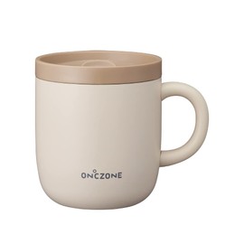 Doshisha ON℃Zone Mug, Specialty Mug for People Who Are Sensitive to Hot Drinks, [Recommended for People Who Are Sensitive to Hot Drinks], 8.8 fl. oz. (260 mL), Pink Beige