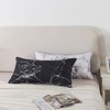 WUMIUER Marbled Cushion Cover 40 x 80 cm (Set of