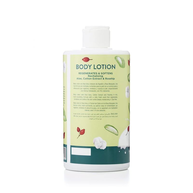 Tulipan : Body Lotion Aloe Vera, Cotton & Rosehip 400