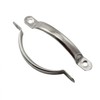 PZRT 2pcs 95mm Stainless Steel Door Handle Cabinet Drawer Hardware