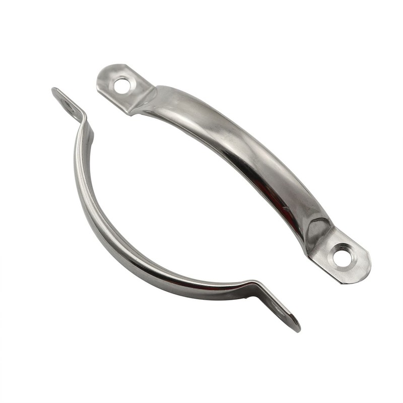 PZRT 2pcs 95mm Stainless Steel Door Handle Cabinet Drawer Hardware