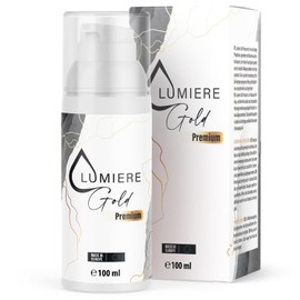 Lumiere Gold Premium Creme | Für jeden Hauttypen | Einfache Anwendung | 100ml Inhalt