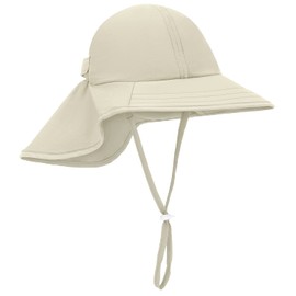 Baby and Toddler Sun Hat - UPF 50+ Kids Boy & Girl Summer Swim Pool & Beach Hat Tan