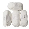 4Pcs Cotton Yarn 3mm Pure Elegant Color Soft Elastic Skin
