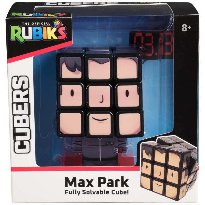 Rubik’s Cube Max Park Cuber, Speed Cubing Collectible & Desk