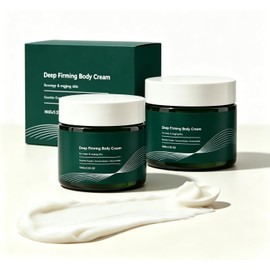 Deep Firming Body Cream, 3.53 Oz Peptide Ceramide Moisturizer Body & Neck (2 bottle)