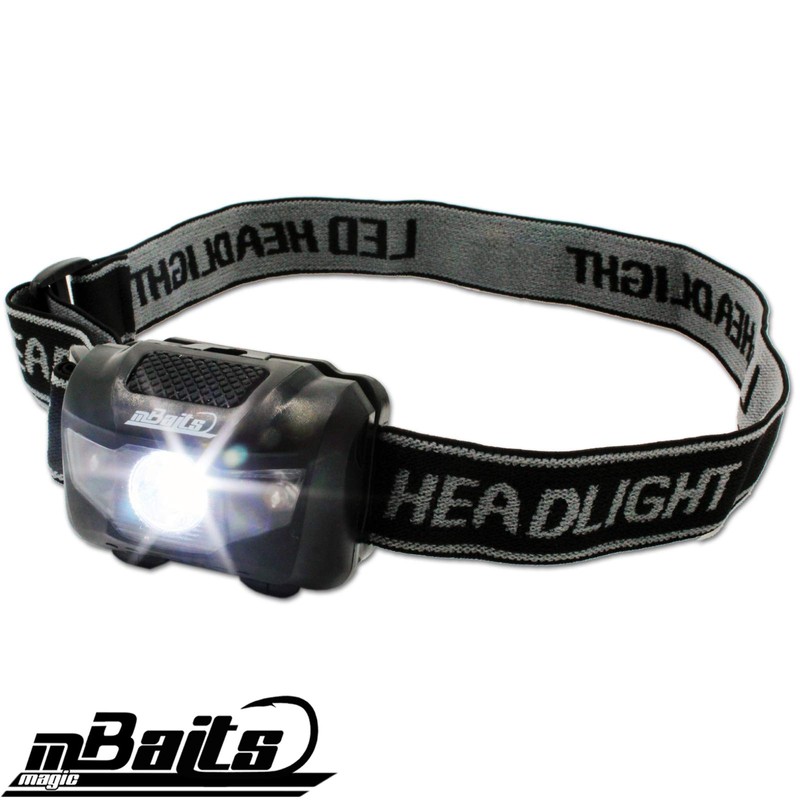 Magic Baits LED Headlamp Multicolour Head Torch Fishing Lamp