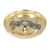 B&P Lamp® Brass Plated Steel Ceiling Light Canopy Plate Kit,