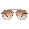 FAA'N 2024 Memory Metal Polarized Aviator Sunglasses for Men Women(Brown)