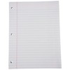 School Smart - 85285 3-Hole Punched Filler Paper w/ Red