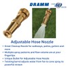 Dramm Brass Adjustable Spray Nozzle with Powerful Water Stream, Perfect