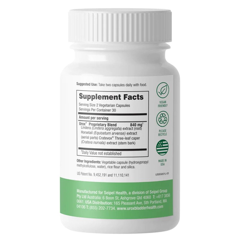 Seipelgroup Urox by Seipelgroup Bladder Control 60 Capsules