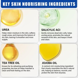 Urea Cream - Series 40 Foot Cream for Dry Cracked Heels, Calloused Dry Cracked Feet and Dead Skin - Maximum Hydration - 5.3oz