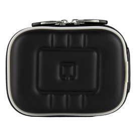 VanGoddy Semi Hard EVA Carrying Case for Canon PowerShot ELPH 350 HS, 170 is, 160, IXUS 165 Digital Cameras and Screen Protector (Black)