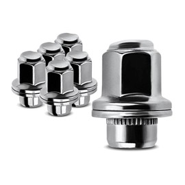 VioletLisa 6X .50 Wheel Lug Nut Front Rear for Infiniti for QX56 2011-2013 for QX80 2015-2022,for for Armada 2017-2022 0.9 in-Overall Length (in) M14-Thread Diameter 402241LA3A 40224-1LA2B